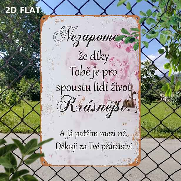 TEMU 2D plochá, 1ks Vintage hliníková kovová cedule vhodná do garáže, do pánské jeskyně, dekorace na zeď do domácí kanceláře - Retro 2D plochý