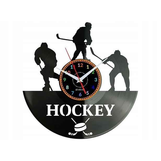 Hokey Dárek Originální dekorace do domu Hodiny z vinylové desky