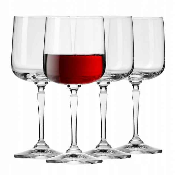 Skleničky na červené bílé víno Krosno Roma 360 ml
