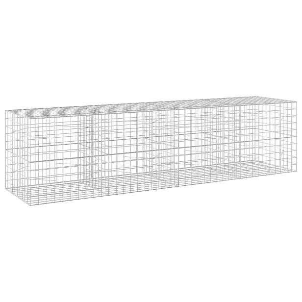 vidaXL Gabion s drátem 5 mm a síťkou 10x10 cm 400x100x100 cm
