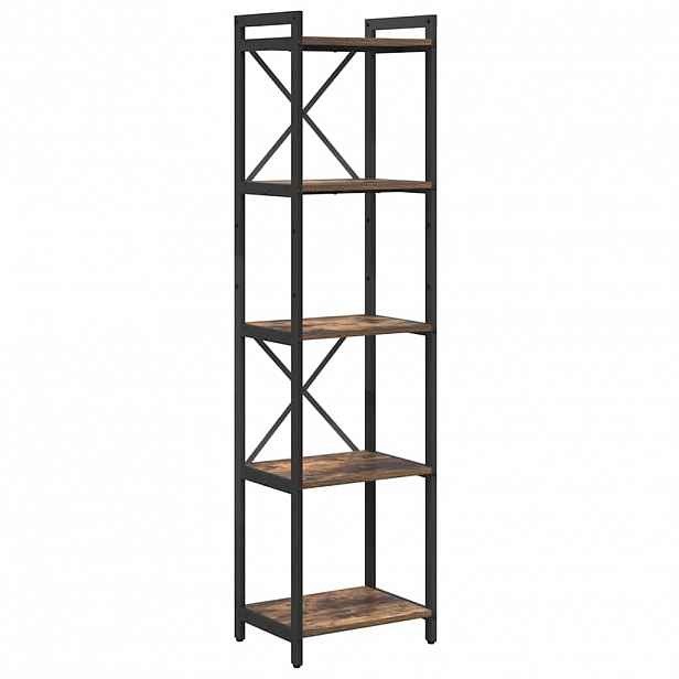 vidaXL Knihovna 40 x 30 x 155 cm Kompozitní dřevo Kouřový dub