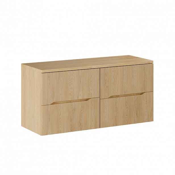 Petits-meubles SKŘÍŇKA POD UMYVADLO 120.6cm Isaline Světlý dub