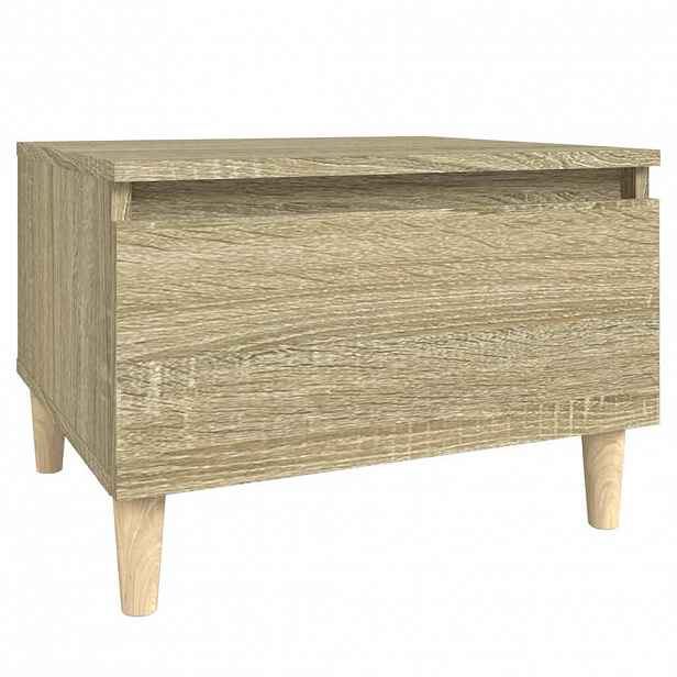 vidaXL Odkládací stolek dub sonoma 50 x 46 x 35 cm kompozitní dřevo