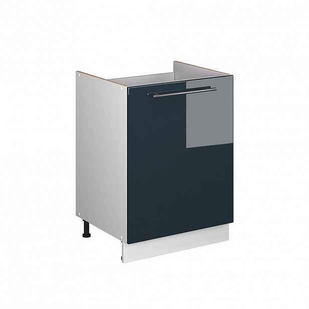 Vicco SKŘÍŇKA POD DŘEZ Fame-Line, Tmavě modrá s vysokým leskem/Bílá, 60 cm