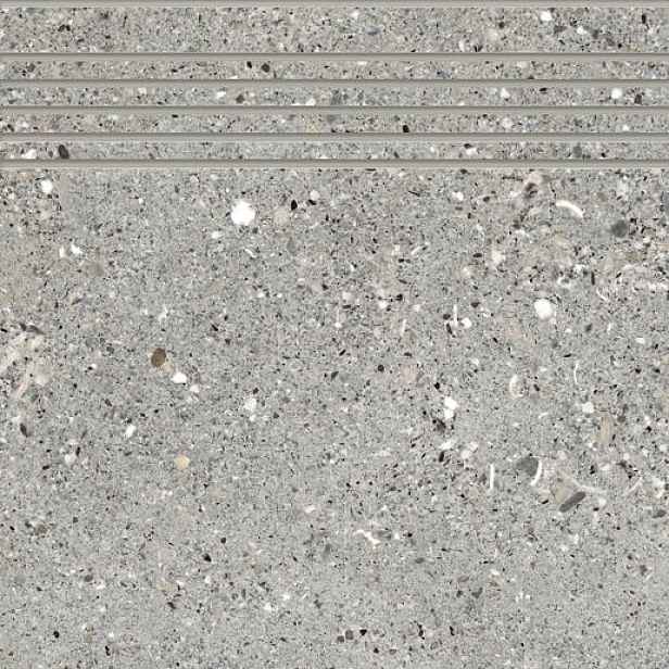 Schodovka Fineza Breccia šedá 30x30 cm mat SCBRECCIA30GR