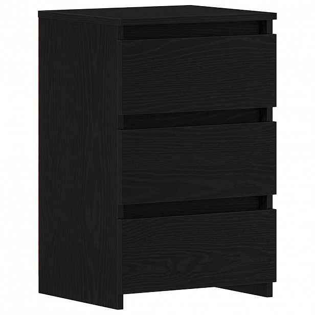 vidaXL Noční skříňka Černý dub 40 x 35 x 62,5 cm Kompozitní dřevo