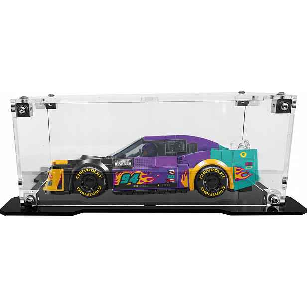 Vitrína s černou základnou pro sadu Lego 76935 Chevrolet Camaro ZL1