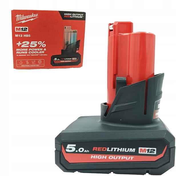 Akumulátor Li-Ion Milwaukee M12 HB5 12V 5Ah