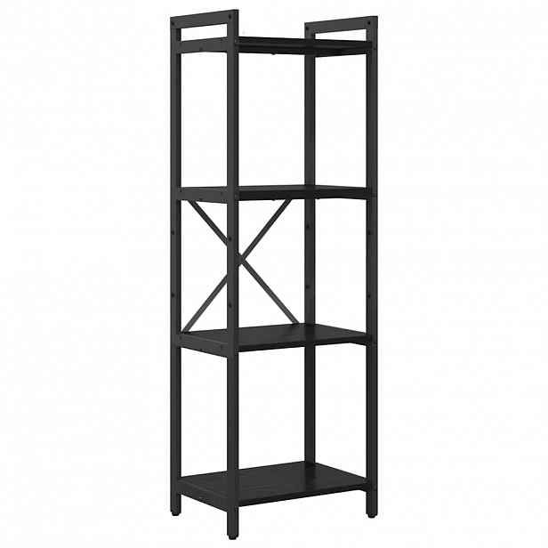 vidaXL Knihovna 40 x 30 x 119 cm Kompozitní dřevo Černý dub