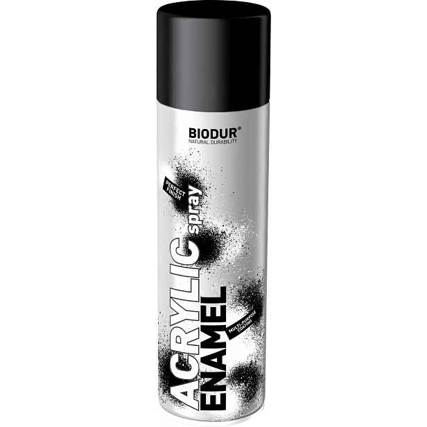 Akrylový matný černý lak ve spreji 500ml/ 9005 M