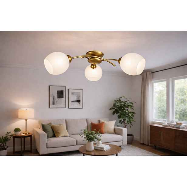 Euro-Lamp Stropní Svítidlo Ella 3 zlatá alva3x60W Výrobce