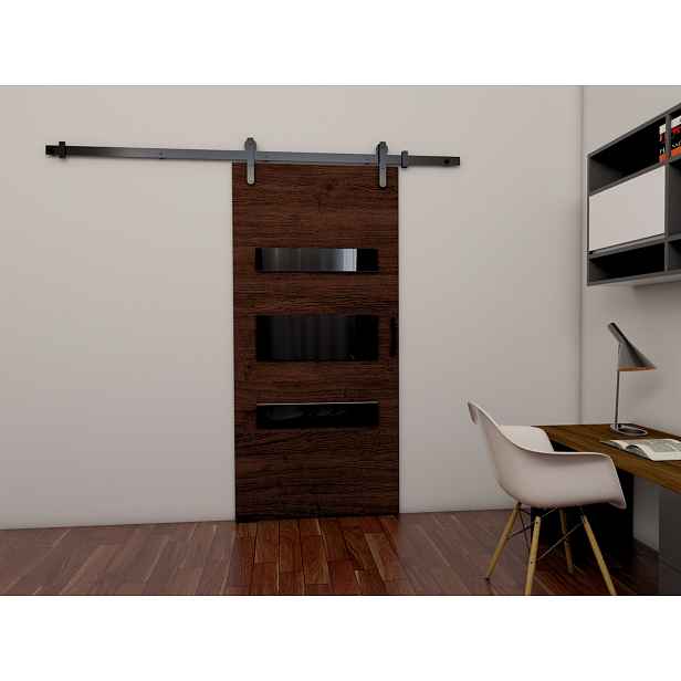 Posuvné dveře BUSHLAND 4 - 86 cm, wenge