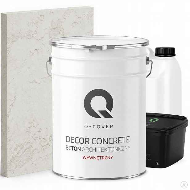 Vnitřní Architektonický Beton Set Bílý F101 19 kg Komplet 10 m2