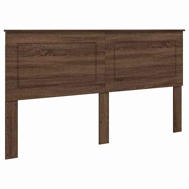 vidaXL Čelo postele Hnědý dub 100 cm Dřevěný materiál
