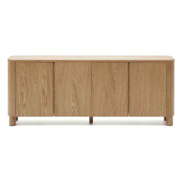 Komoda v dekoru jasanu v přírodní barvě 200x79x40 cm Salaya – Kave Home