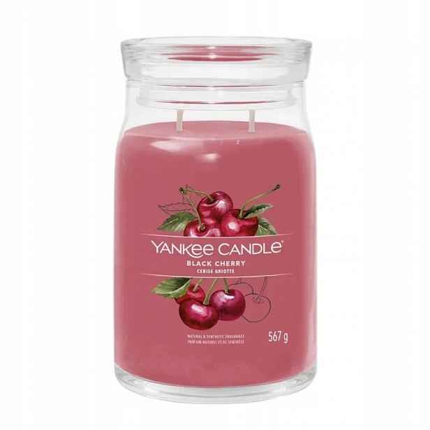Yankee Candle Signature Velká svíčka Black Cherry