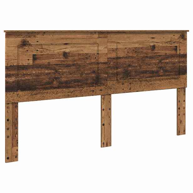 vidaXL Čelo postele Staré dřevo 100 cm Dřevěný materiál