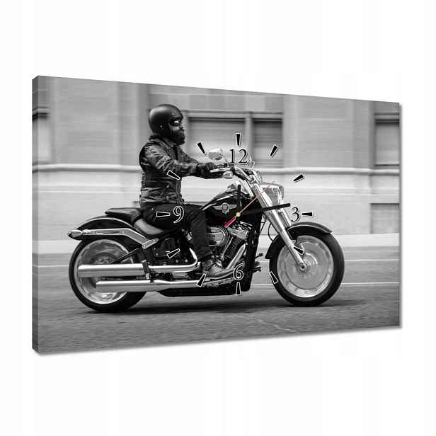 Hodiny 60x40 Harley Davidson Motocykl