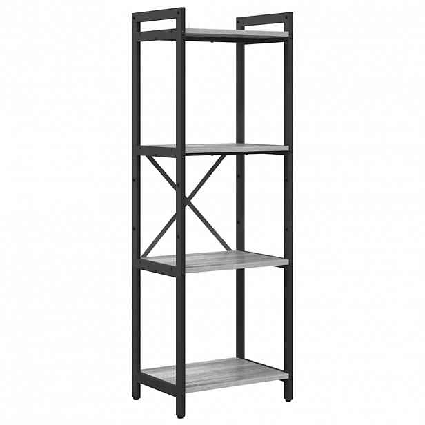 vidaXL Knihovna 40 x 30 x 119 cm Kompozitní dřevo Šedá sonoma