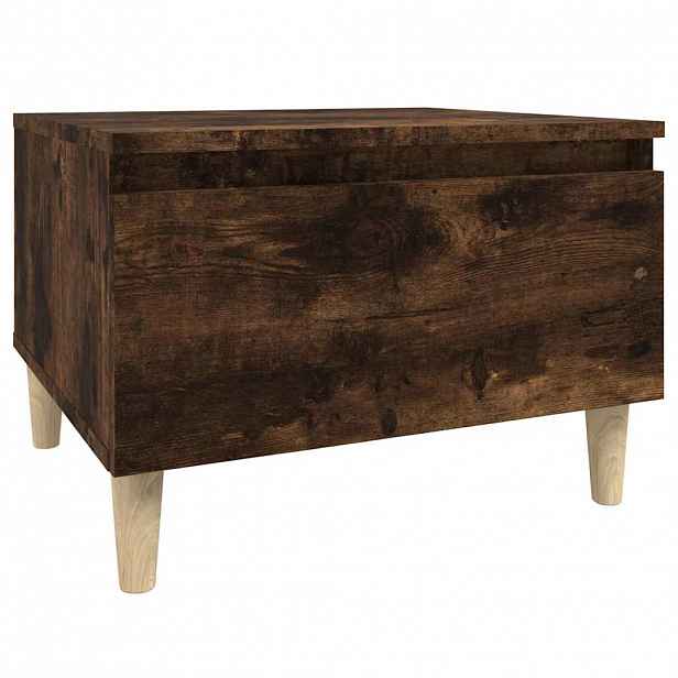 vidaXL Odkládací stolek kouřový dub 50 x 46 x 35 cm kompozitní dřevo