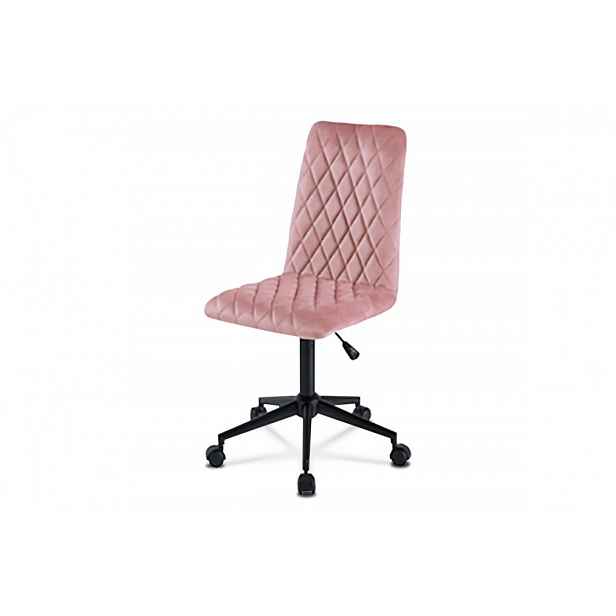 Dětská kancelářská židle KA-T901 látka/ kov Autronic Růžová