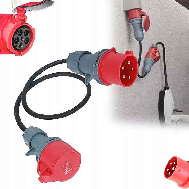 Silový adaptér 32A na 16A pro nabíječku 11 kW IP44