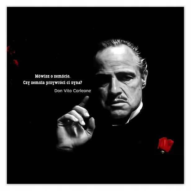 Plakáty 140x140 Godfather Don Citáty