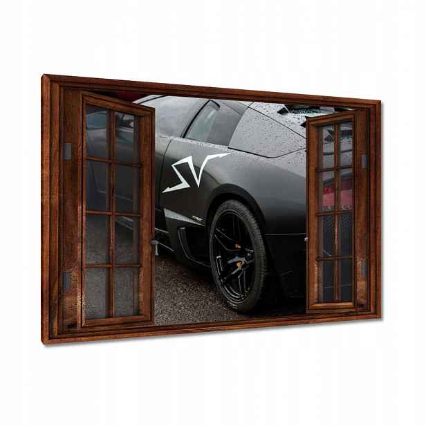 Obrazy 120x80 Černé Auto