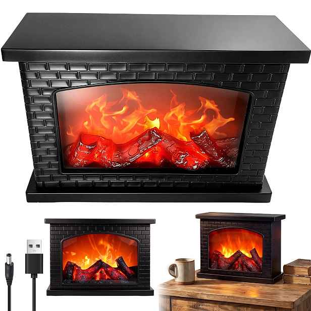 Černý Led Krb S Efektem Plamene Do Obývacího Pokoje A Balkonu