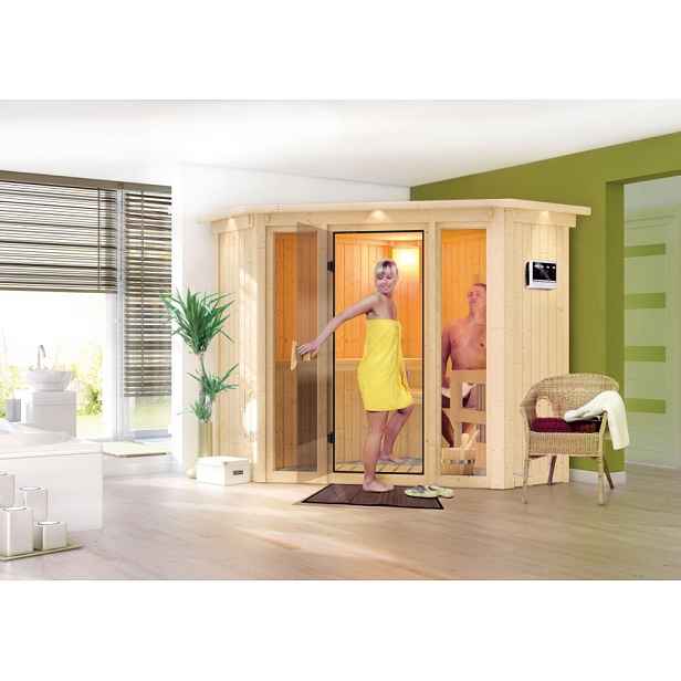 Interiérová finská sauna 210 x 210 cm