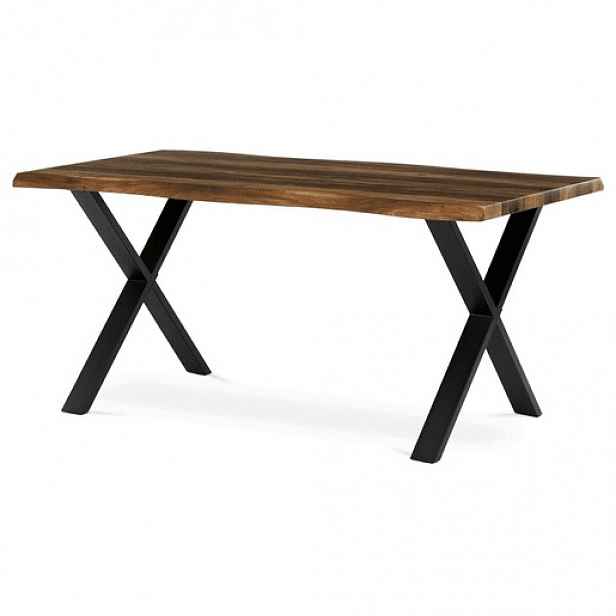 Jídelní stůl Autronic 160x90 cm hnědá MDF HT-F4316 OLW