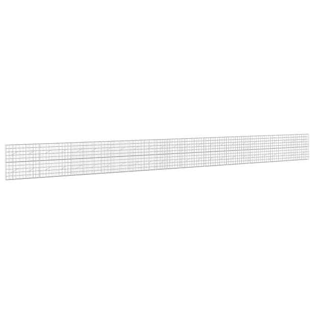 vidaXL Gabion s drátem 5 mm a síťkou 10x10 cm 1200x10x100 cm