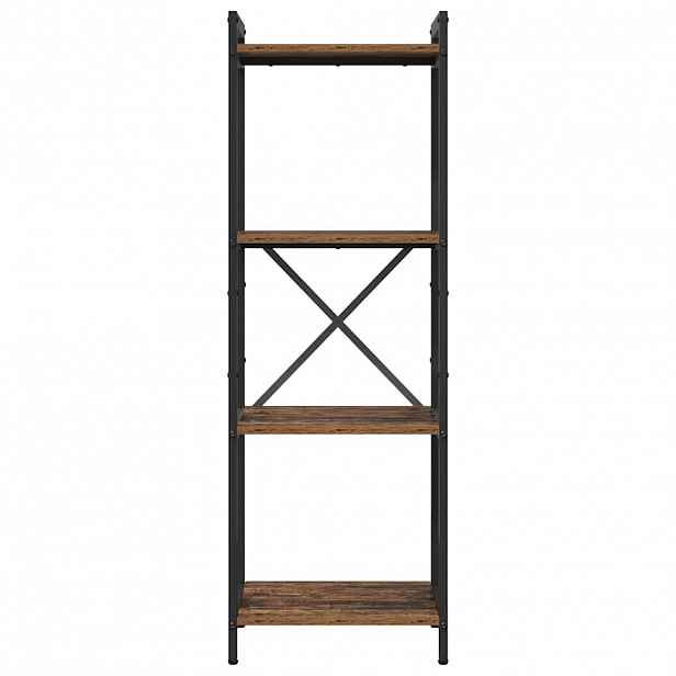 vidaXL Knihovna 40 x 30 x 119 cm Kompozitní dřevo Staré dřevo