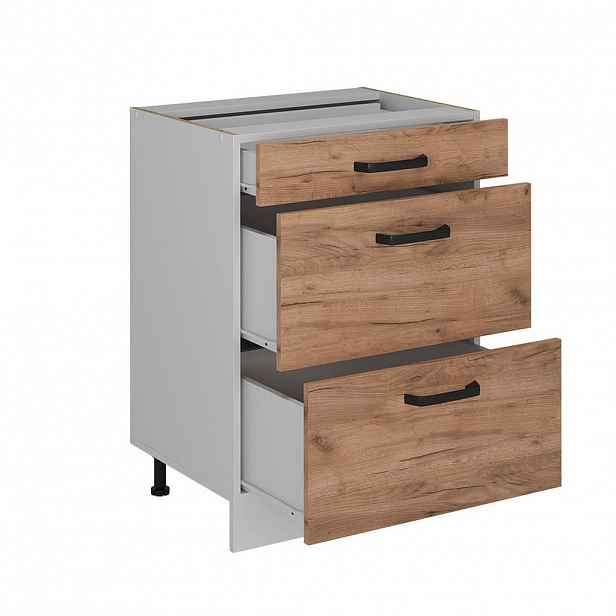 Vicco SPODNÍ SKŘÍŇKA KUCHYŇSKÉ LINKY R-Line Zlatý mocný dub 60 cm bez pracovní desky