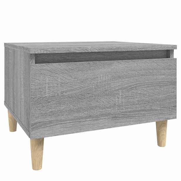 vidaXL Odkládací stolek šedý sonoma 50 x 46 x 35 cm kompozitní dřevo