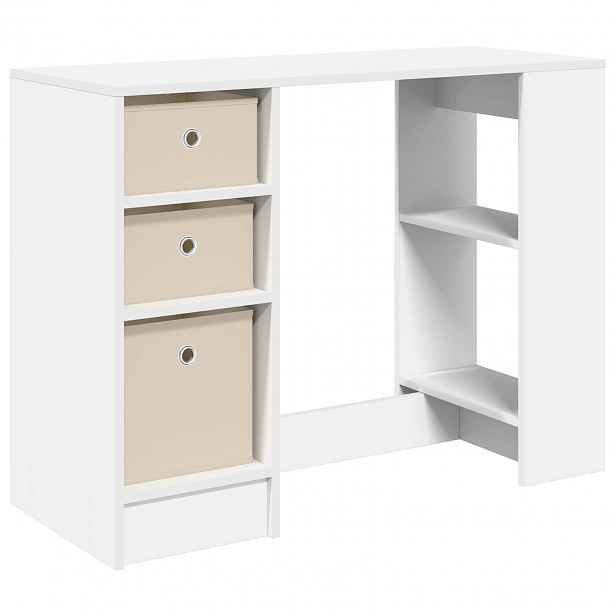 vidaXL Stůl Bílá 100 x 40 x 75 cm Kompozitní dřevo