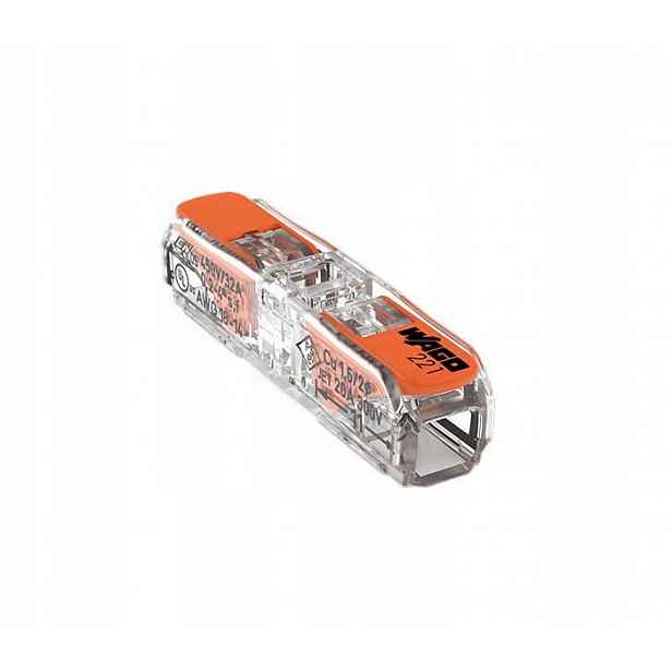 Wago 221-2411 Průchozí Konektor S Pákou Pro Kabely Max 4 MM² 60 Ks