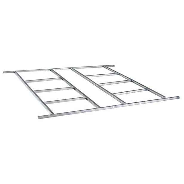 Základna BBSH-4 pro zahradní domek BestBerg ZDSL-4 / 116 x 216 cm / ocel / stříbrná