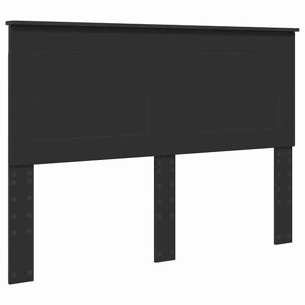 vidaXL Čelo postele Černý Dub 100 cm Dřevěný materiál