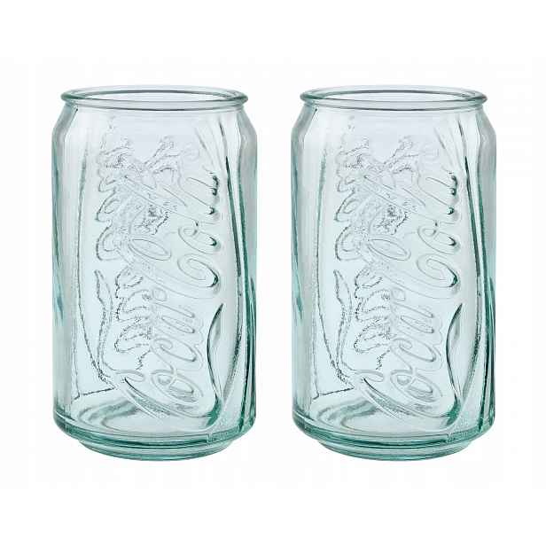 Coca Cola Sklenice Plechovka Can Shaped Glass 300 ml 2 Kusy