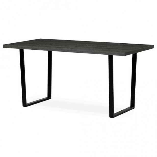 Jídelní stůl Autronic 160x80 cm šedá Melamin HT-R5216 GREY