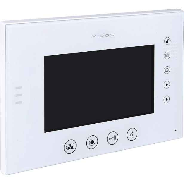 Monitor videotelefonu Vidos M670W-S2 7" Tft-lcd, bílý, bezsluchátkový