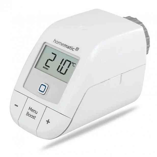 Programovatelná radiátorová termostatická hlavice Homematic Ip HmIP-eTRV-B
