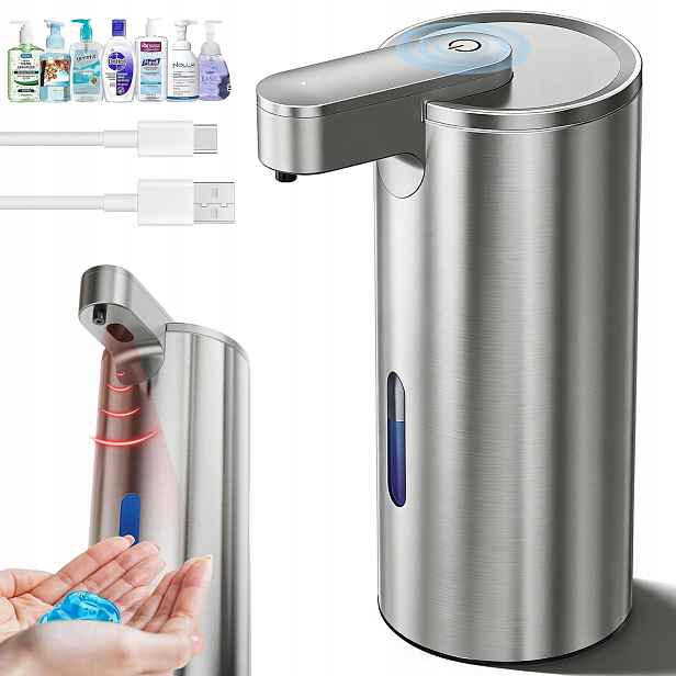 Dávkovač Mýdla Bezdotykový Automatický Elektrický 3 Úrovně 340 ML