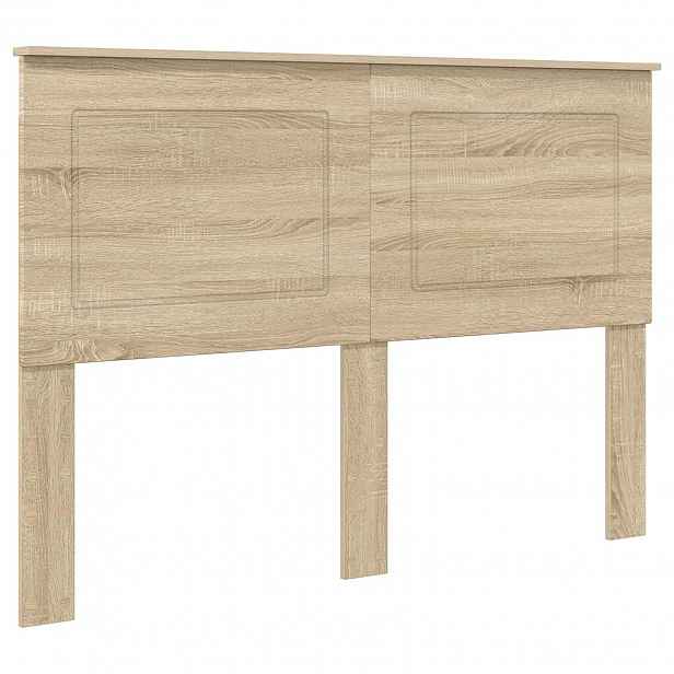 vidaXL Čelo postele Sonoma dub 100 cm Dřevěný materiál