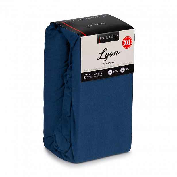 Bavlněné napínací prostěradlo Lyon XXL. Pro matrace do výšky 45 cm