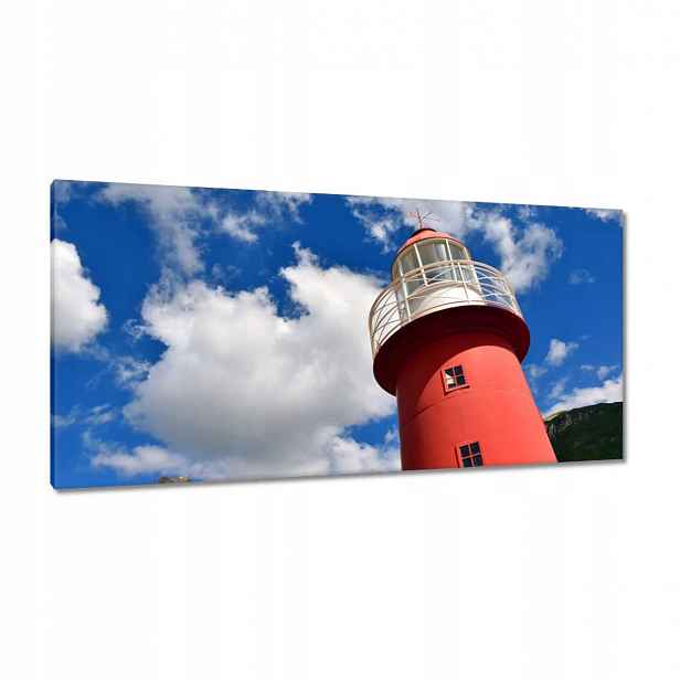 Obrazy 115x55 Červený maják