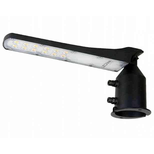 Silniční pouliční lampa Led Parková lampa Venkovní lampa 30W Černá