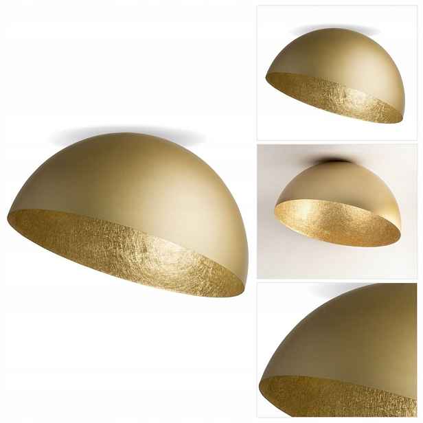 Stropní zlatá Sfera elegantní forma nad jídelní stůl Sigma Lighting