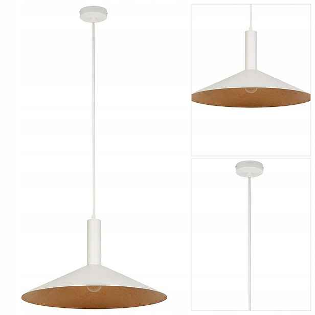 Závěsná Capri bílá moderní s regulací v jídelně Sigma Lighting